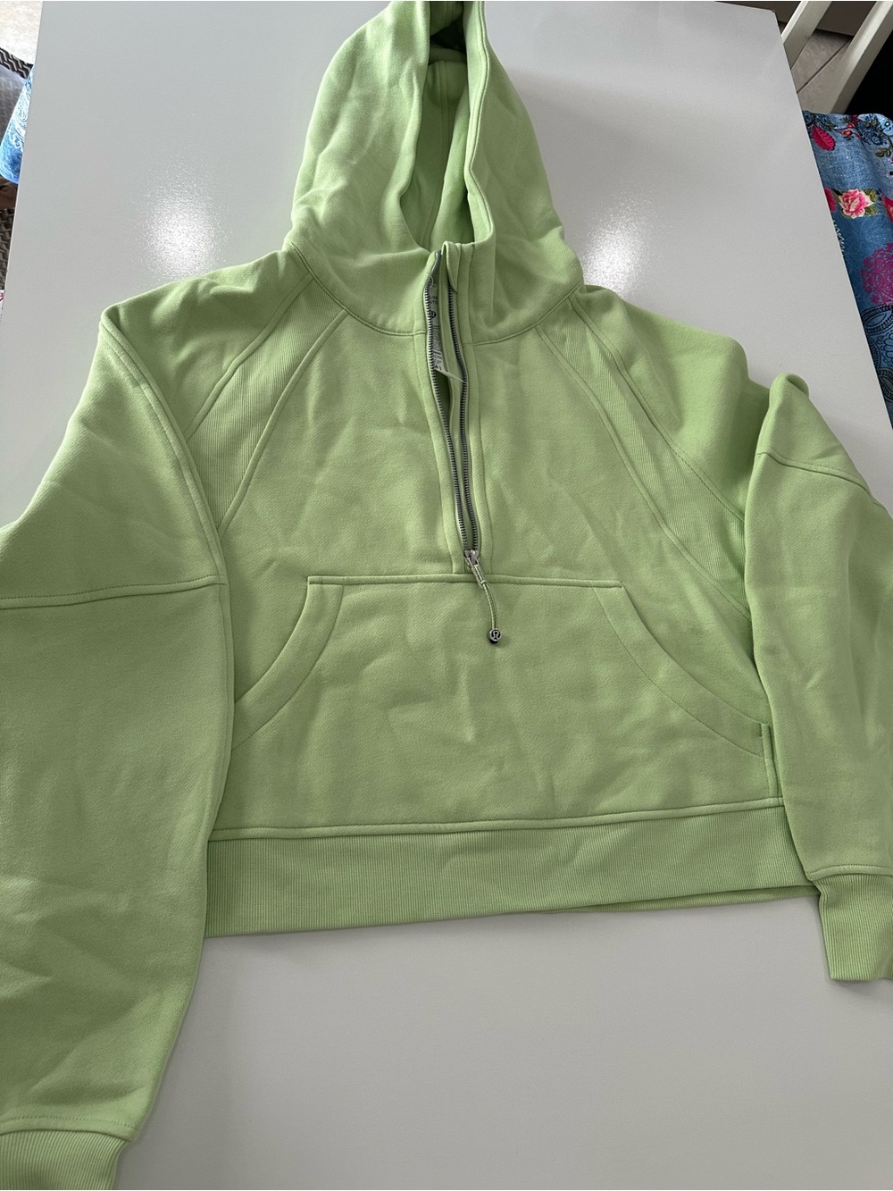 lululemon athletica Light Mint Green Full-Zip Hoodie